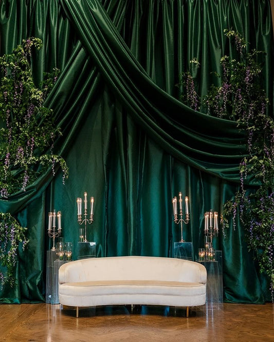 Emerald Green Velvet Backdrop