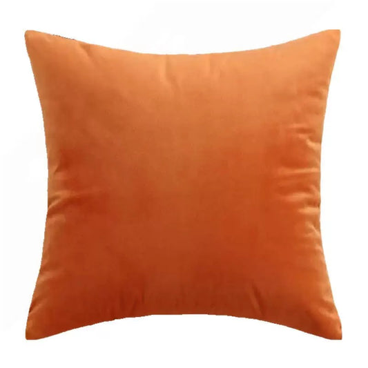 Orange Velvet Cushion