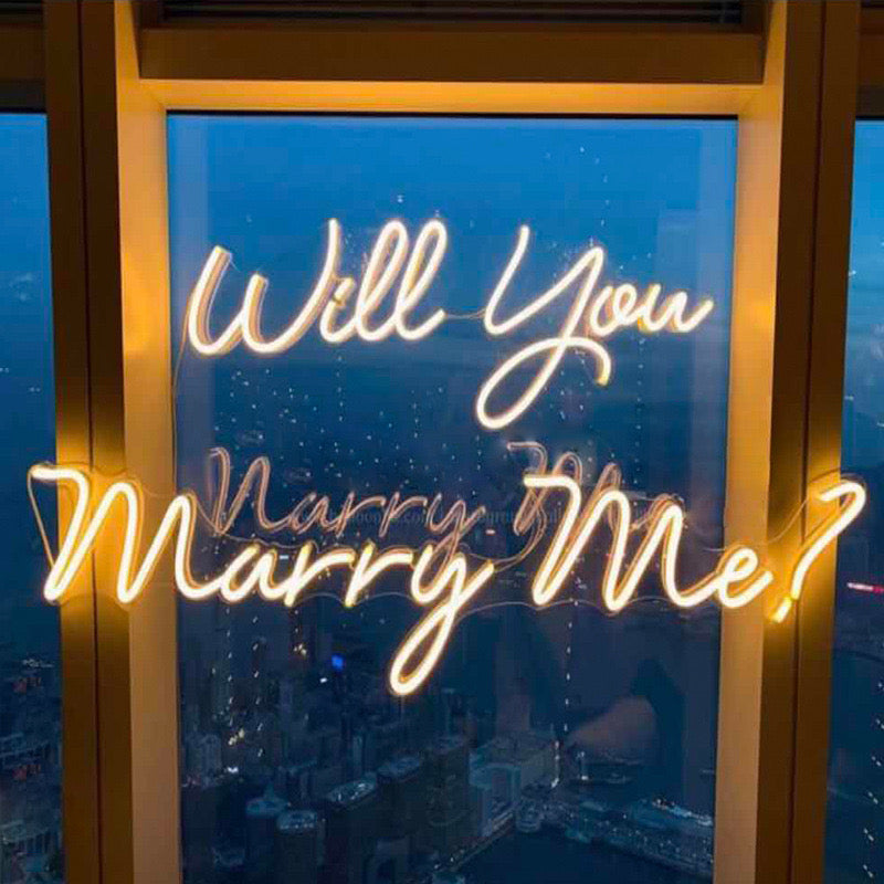 Will You Marry Me? Neon Sign