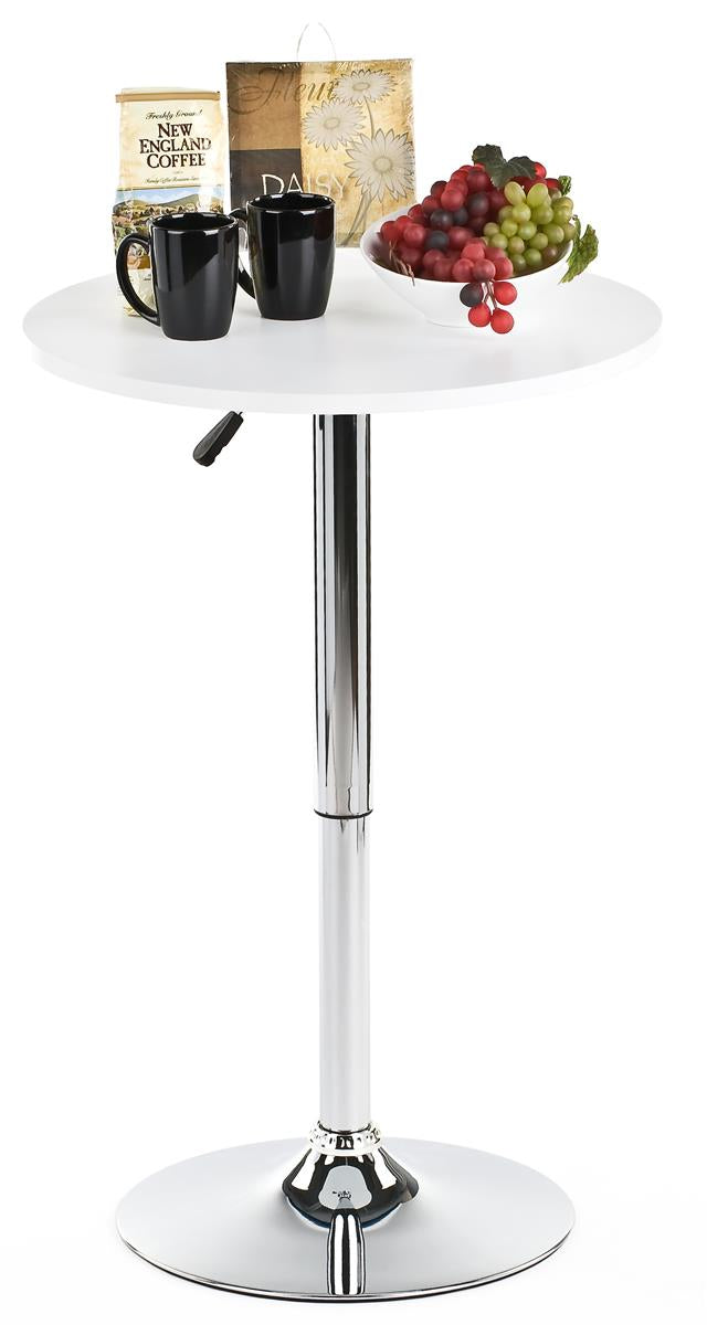 White Adjustable Cocktail Table