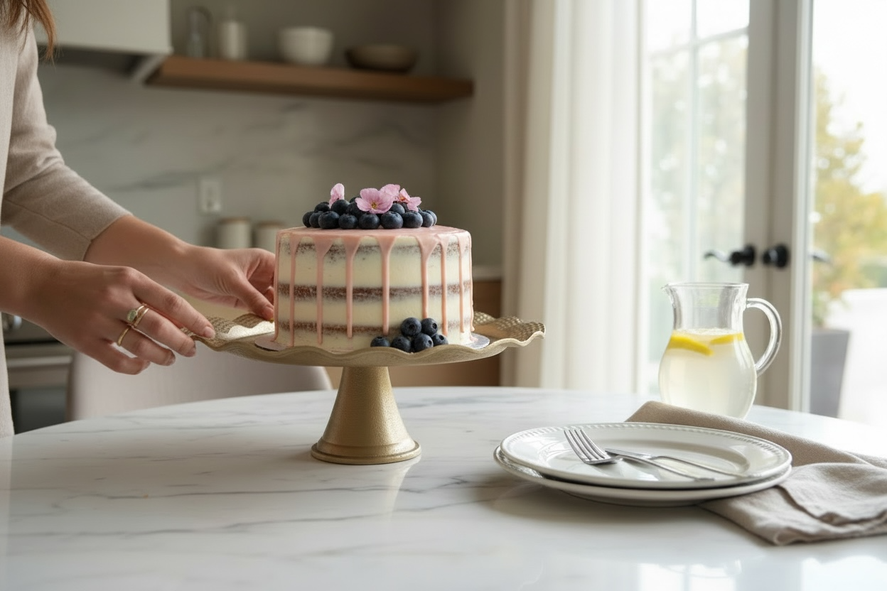 Gold Cake Stand