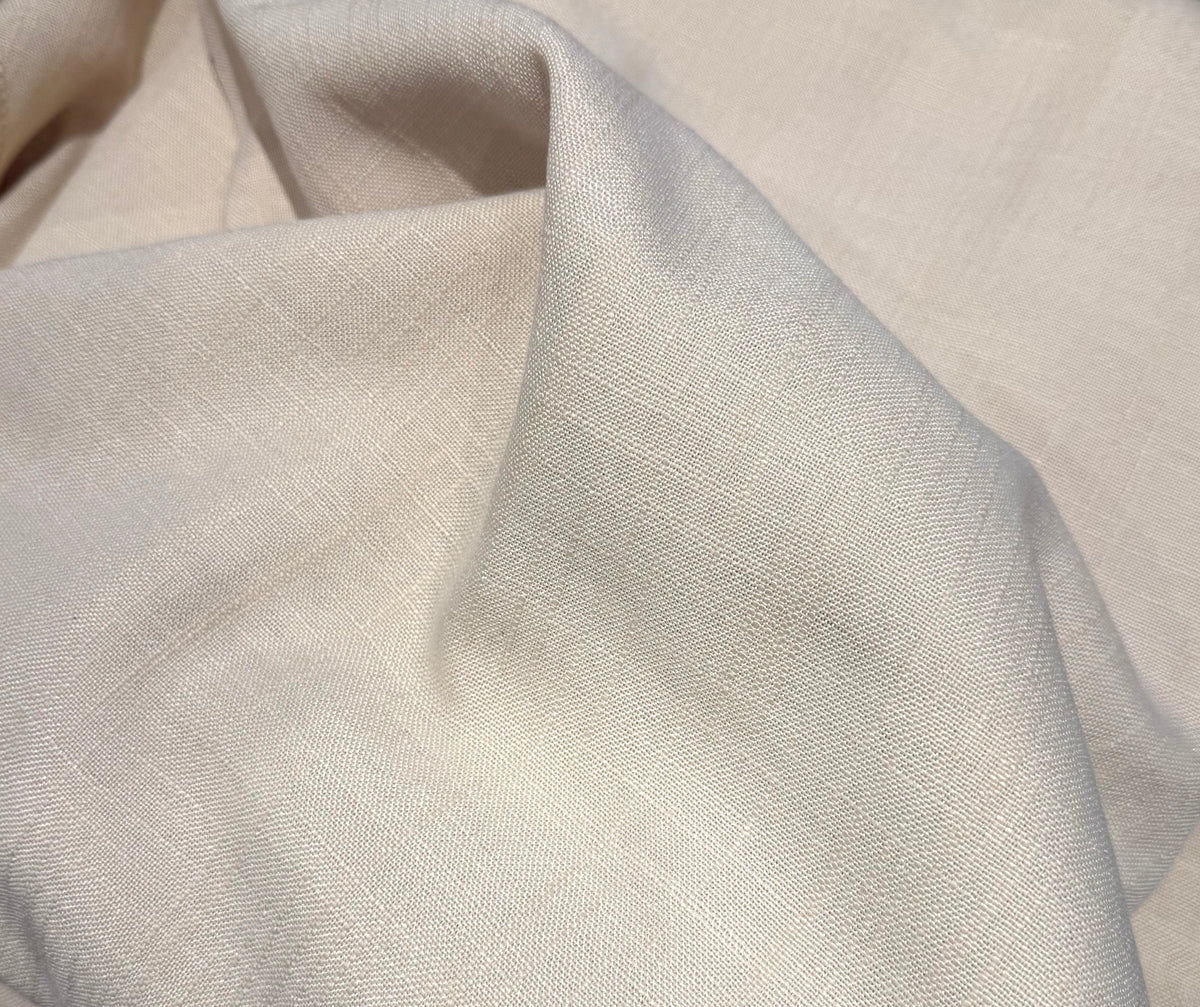 Ivory Panama Linen Tablecloth