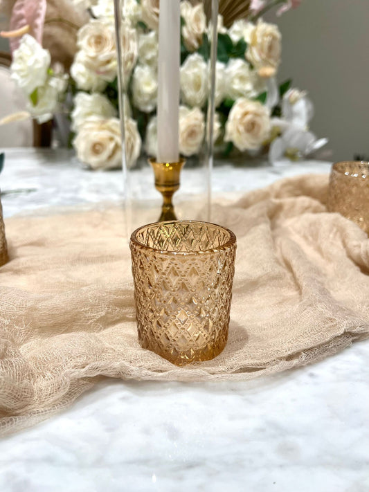 Luxe Gold Votive Candle Holder