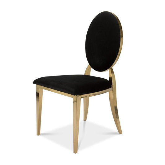 Black and Gold Dior Chair