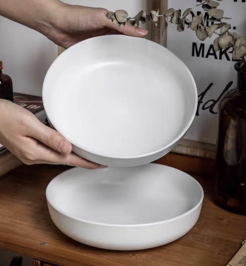 White Gloss Coupe Bowl - 8.5"