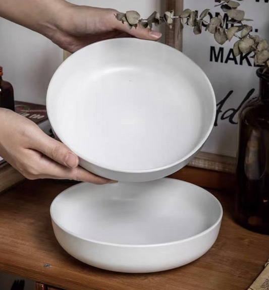 White Gloss Coupe Bowl - 7.5"