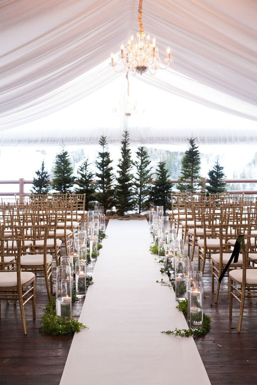 Gold Chiavari Chair with 1.5" Cream Cushion