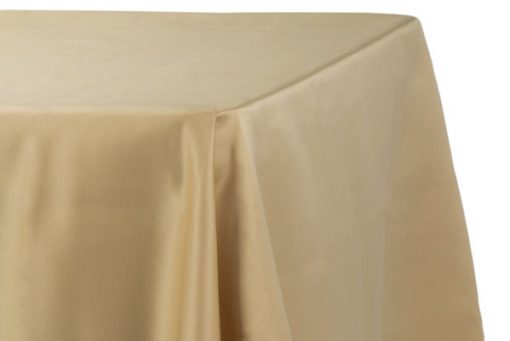 Gold Satin Overlay / Tablecloth