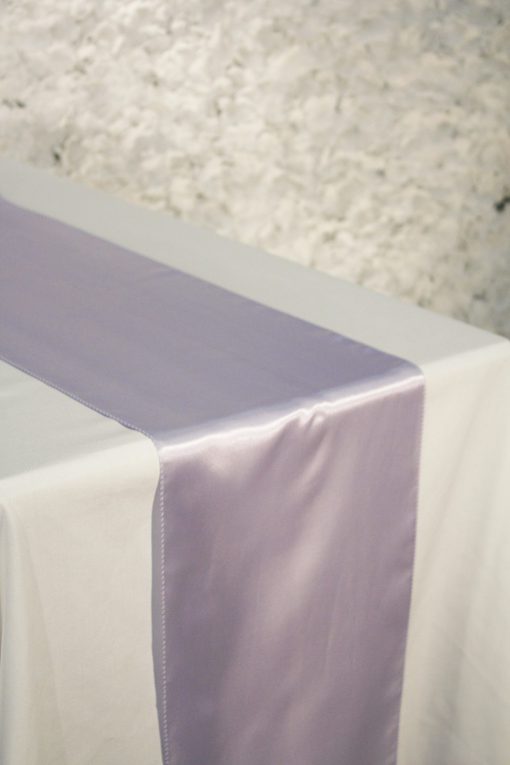 Lilac Satin Runner