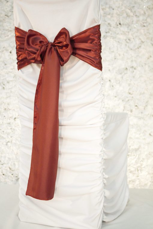 Rust Satin Sash