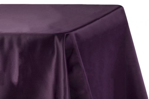 Satin Aubergine Overlay - 90″ x 90″