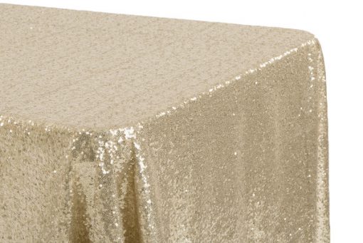 Sequin Champagne Overlay / Tablecloth