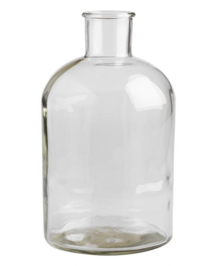 Glass Bottle Neck Vase